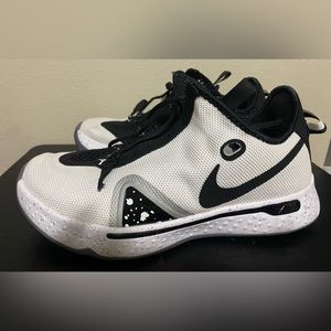 Used Nike PG Paul George black and white shoes- size 10